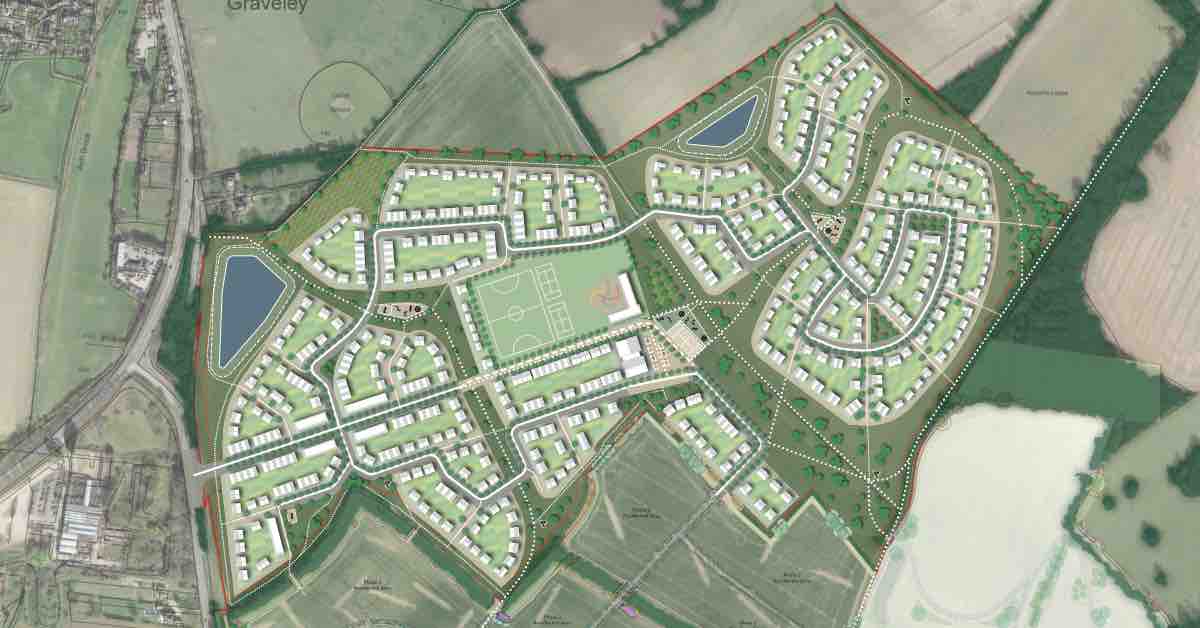 900 homes planned for North Herts site