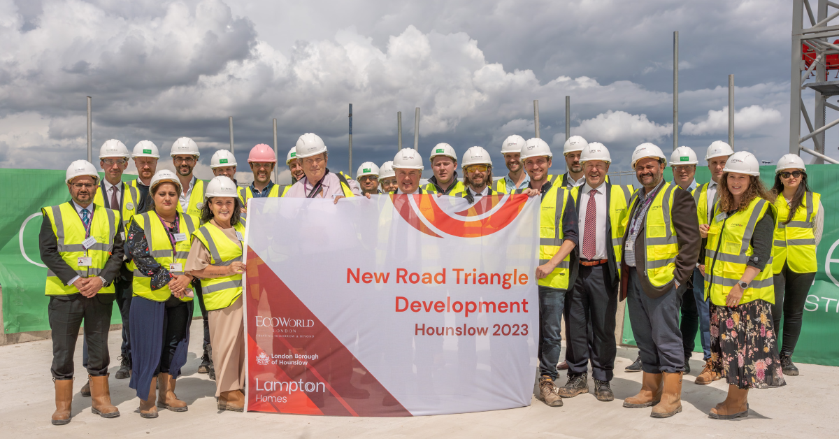 Major milestone reached at New Road Triangle, Feltham