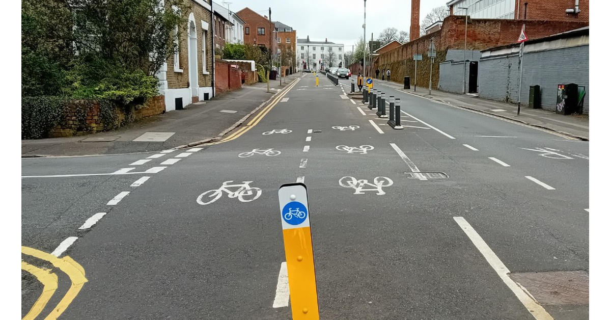 Controversial Reading cycle lane may be rearranged