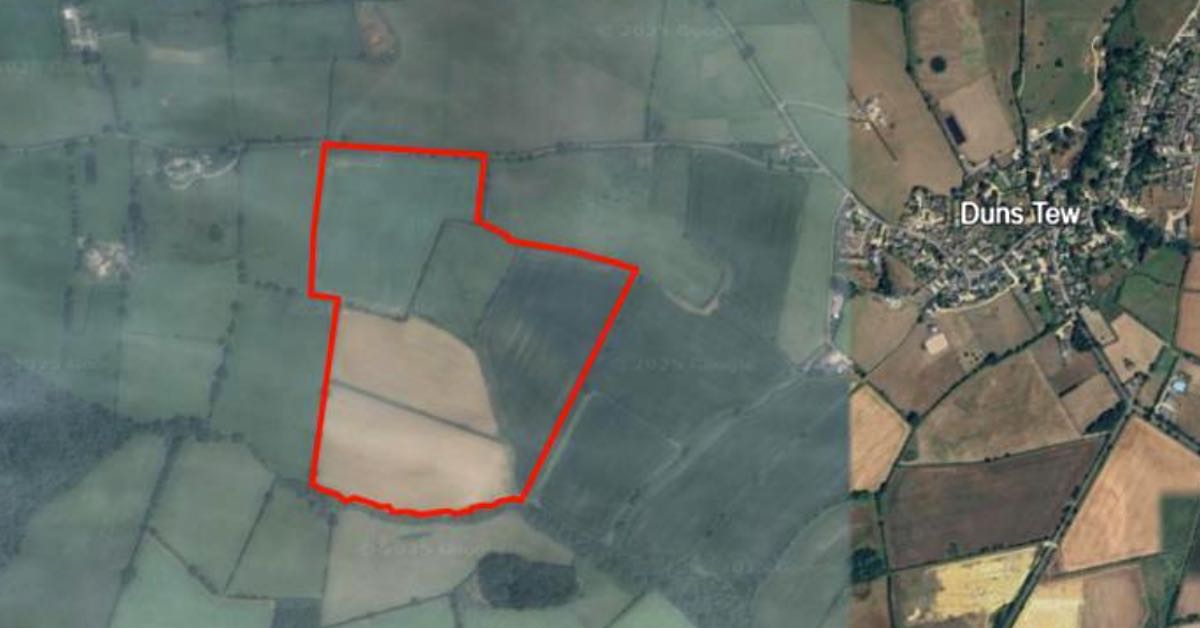 36-hectare solar farm plan for Oxfordshire village
