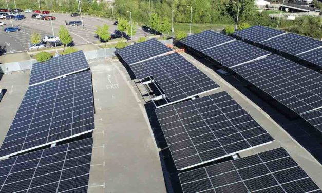 Solar panels to power park & ride site