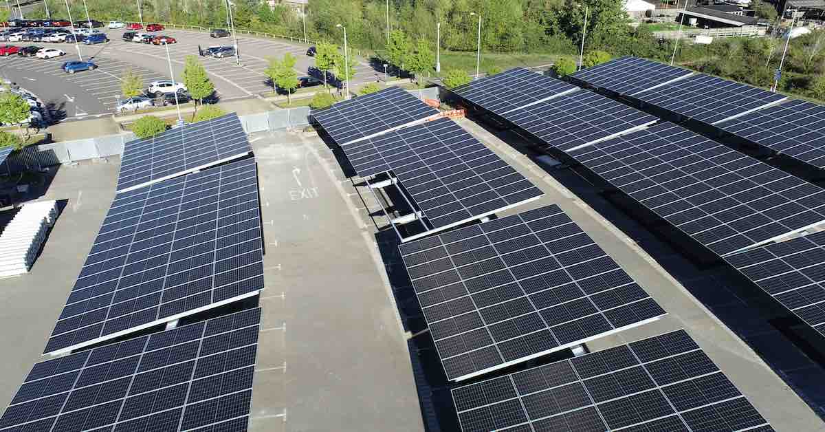 Solar panels to power park & ride site