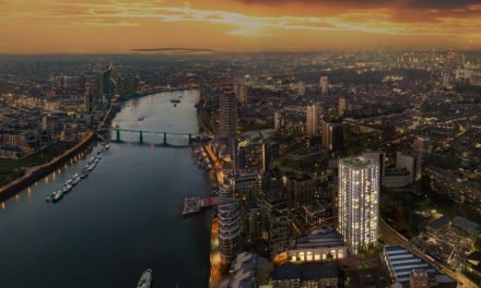 The HiLight construction commences on Battersea riverside