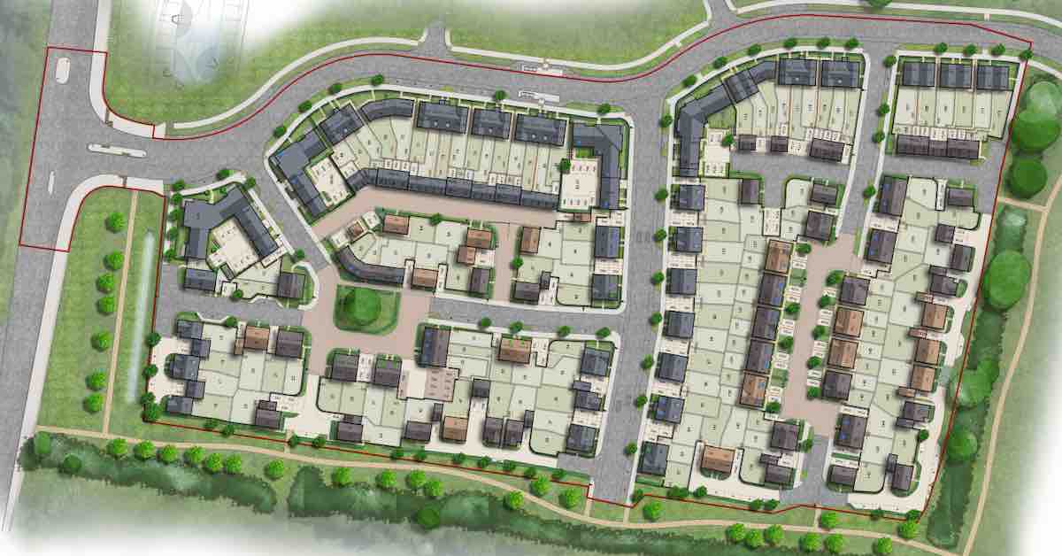 Detailed consent for 172 homes at Didcot